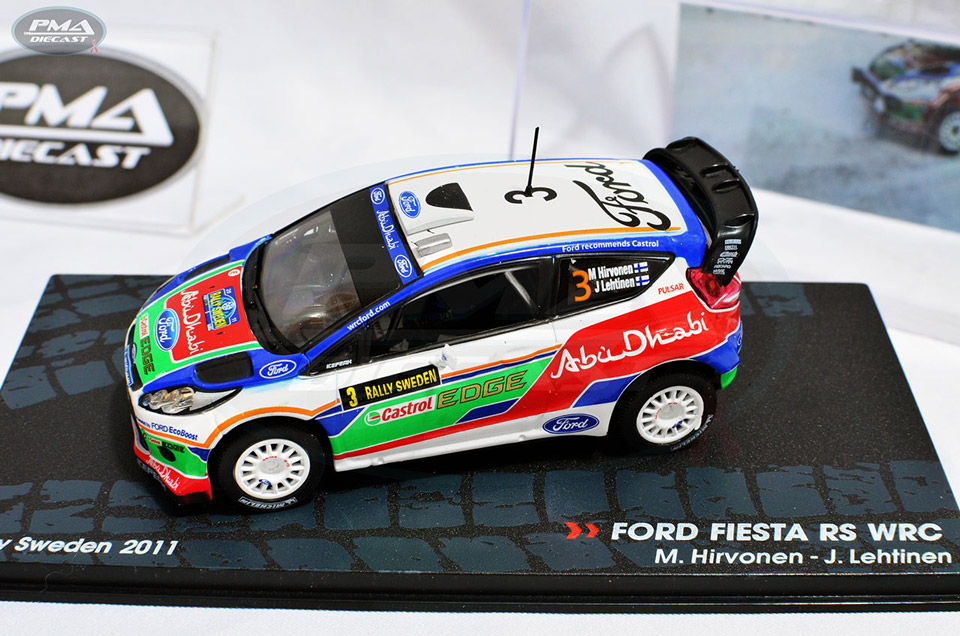 JARMO LEHTINEN, MIKKO HIRVONEN 2011 FORD MOTORSPORT FORD FIESTA RC WRC 1:43